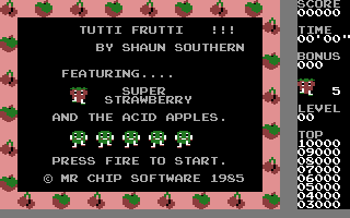 Tutti Frutti 3 Title Screenshot