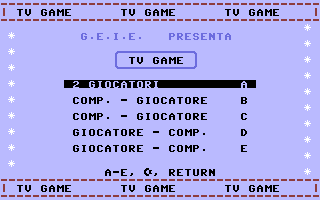TV Game Title Screenshot