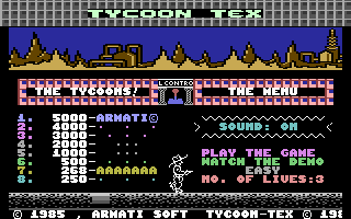 Tycoon Tex (Armati) Title Screenshot