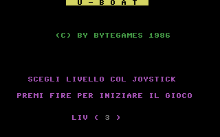 U-boat Title Screenshot