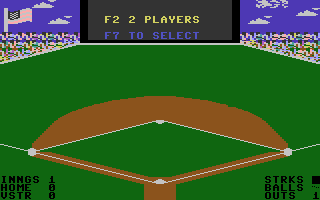 U.S. Baseball Title Screenshot