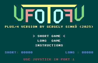 UfoTofU Title Screenshot