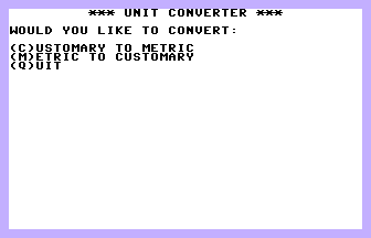Unit Converter Screenshot