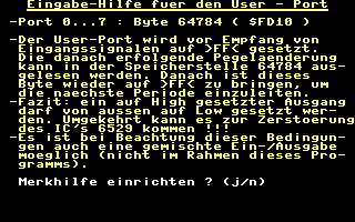 Userport-Steuer Screenshot