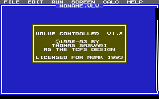 Valve Controller Title Screenshot