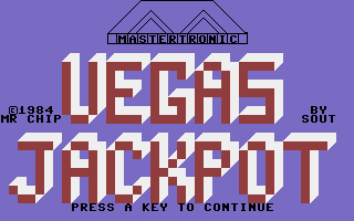 Vegas Jackpot Title Screenshot