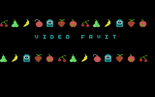 Video Fruit Title Screenshot