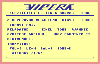 Vipera Title Screenshot