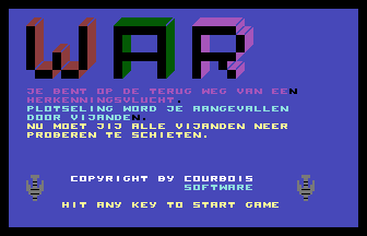 War (Courbois) Title Screenshot