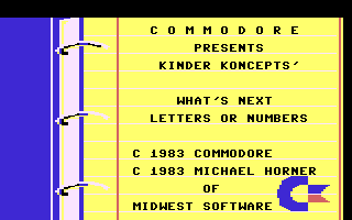 What's Next/Letters And Numbers Title Screenshot