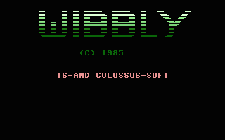 Wibbly Title Screenshot