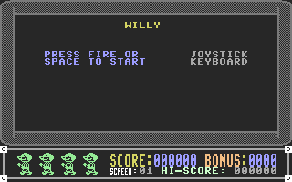 Willy (Go Games 44) Title Screenshot