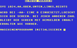 Window-Manager Screenshot