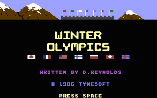 Winter Olympics Title Screenshot