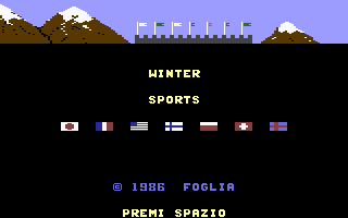 Winter Sports Title Screenshot