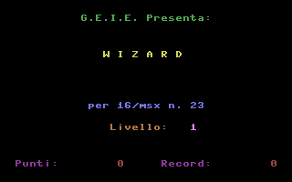 Wizard Title Screenshot