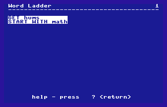 Word Ladder Screenshot