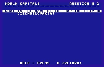 World Capitals Screenshot