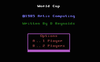 World Cup Title Screenshot