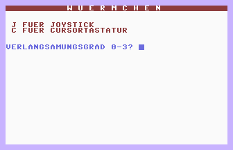 Wuermchen Title Screenshot