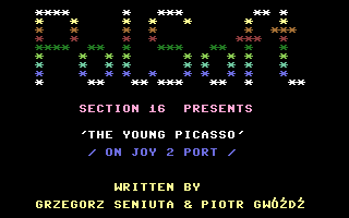 Young Picasso Title Screenshot