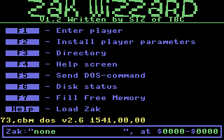 Zak Wizzard V1.2 Screenshot