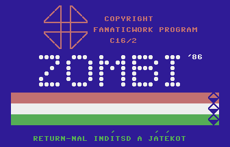Zombi (Fanaticwork Program) Title Screenshot