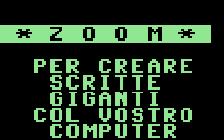 Zoom (C16/MSX 15) Screenshot
