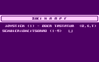 Zweikampf Title Screenshot