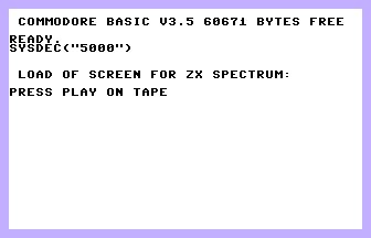 ZXSpectrum Utils Screenshot