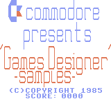 Screenshot of Games Designer - Samples