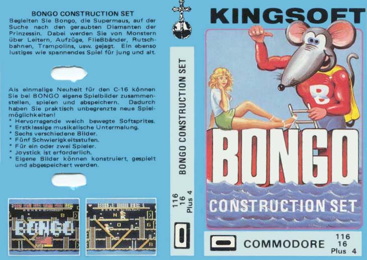 Cassette Front Cover (Bongo Construction Set Release)