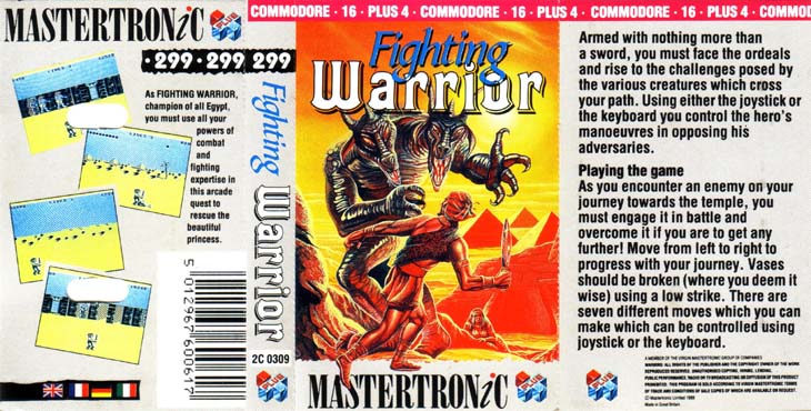 Cassette Front Cover (Mastertronic)