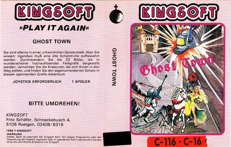Cassette Cover (Kingsoft Black Patch)