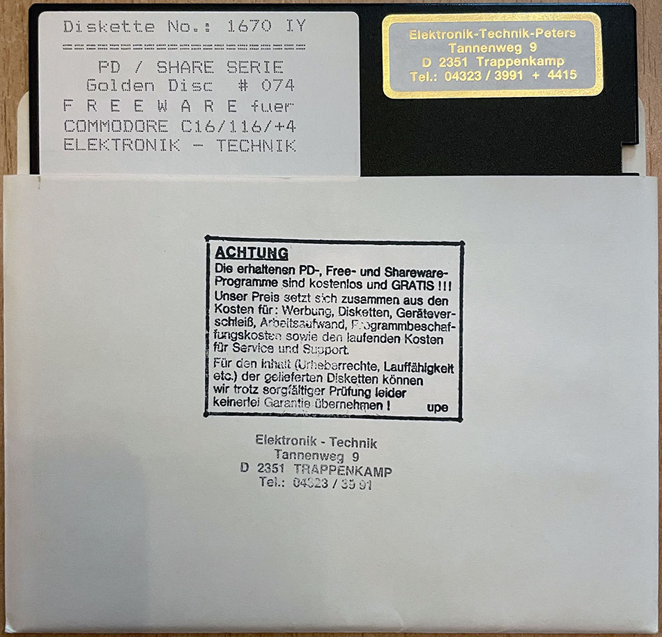 Disk
Submitted by Crown