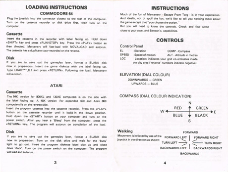 Instructions Booklet Pages 3-4