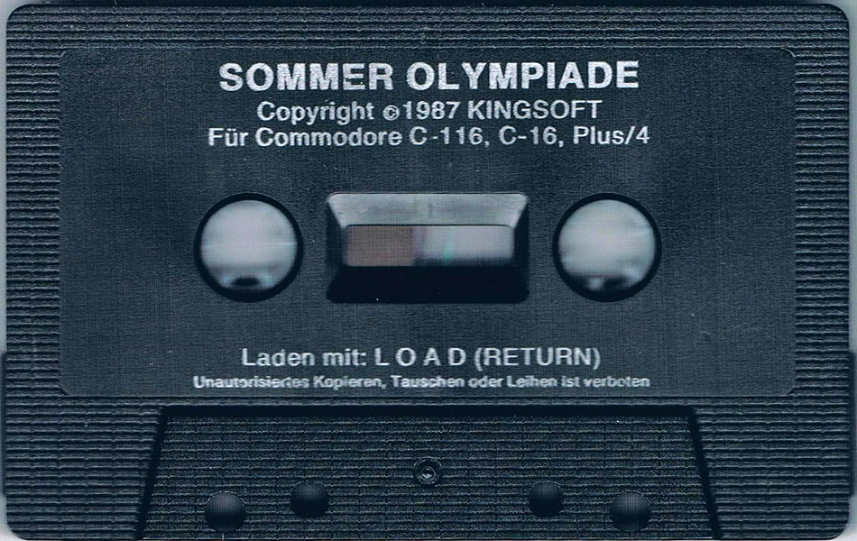 Cassette (Sommer Olympiade)
Submitted by Rüdiger