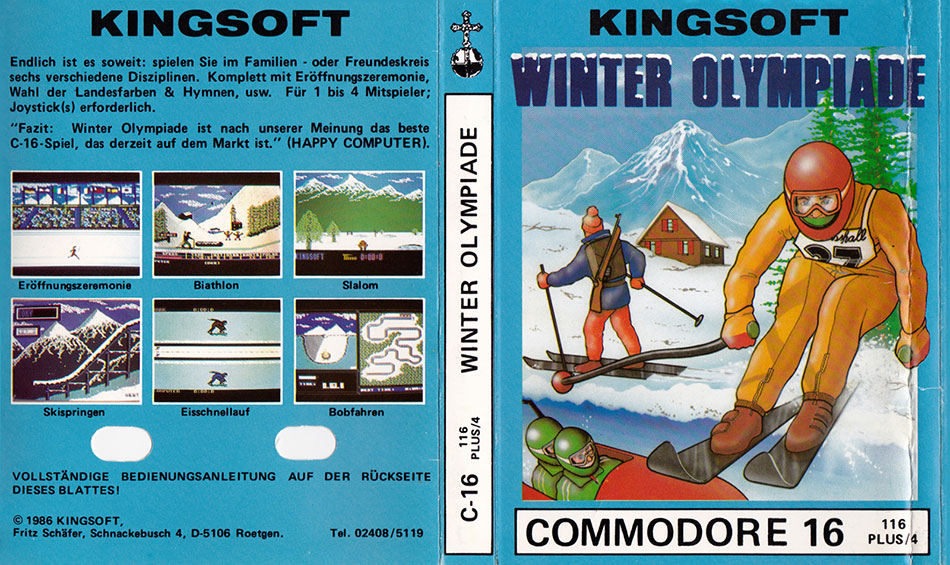Cassette Cover (Winter Olympiade - Front)
Submitted by IQ666