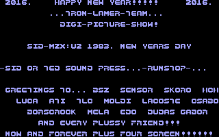 2016 Happy New Year Screenshot