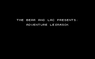 Adventure Leírások Title Screenshot