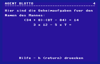 Agent Blotto Screenshot