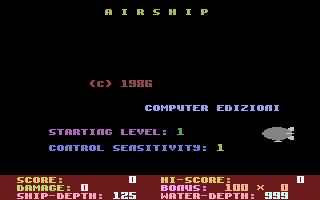 Airship Title Screenshot