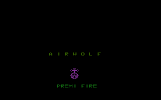 Airwolf (C16/MSX 41) Title Screenshot
