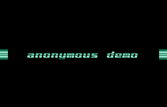 Anonymous Demo Title Screenshot