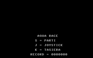 Aqua Race Title Screenshot