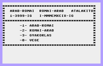 Arab-Római Római-Arab Átalakító Title Screenshot