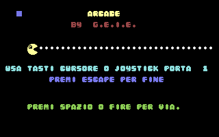Arcade Title Screenshot