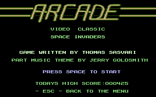 Arcade Video Classic Title Screenshot