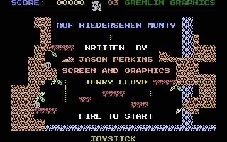 Auf Wiedersehen Monty Title Screenshot