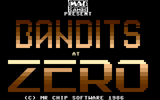 Bandits At Zero Title Screenshot